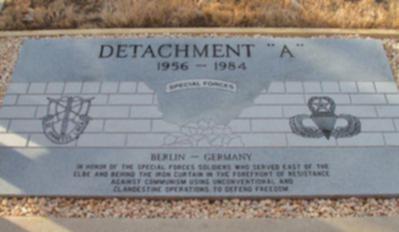 Detachment A Memorial Stone Dedication
